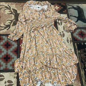 Womens floral universal thread dress